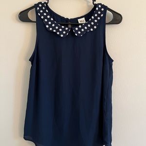 Disney's Minnie Mouse a Collection by LC Lauren Conrad Polka-Dot Top